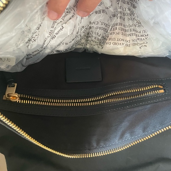 AllSaints Half Moon Leather Shoulder Bag in Bitter Brown - Picture 10 of 14